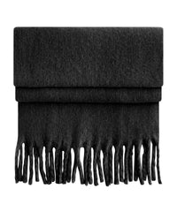 Beechfield Fluffy Scarf - Black