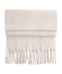 Beechfield Fluffy Scarf - Natural Stone