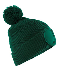 Beechfield Fan Patch Beanie - Bottle Green