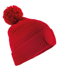 Beechfield Fan Patch Beanie - Classic Red