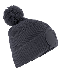 Beechfield Fan Patch Beanie - Graphite Grey