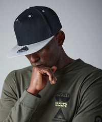 Beechfield 5-panel Contrast Snapback - Black/Classic Red