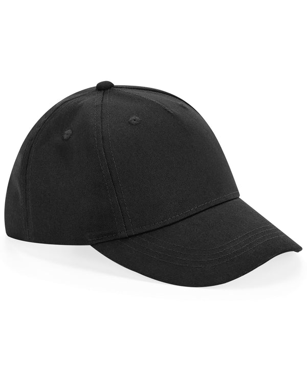 Beechfield Junior Organic Cotton 5-panel Cap - Black