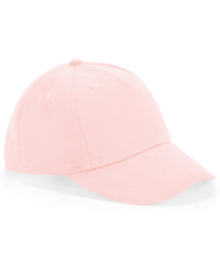 Beechfield Junior Organic Cotton 5-panel Cap - Powder Pink