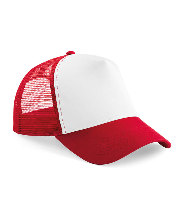 Beechfield Junior Snapback Trucker - Classic Red/White