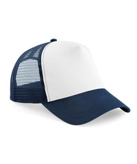 Beechfield Junior Snapback Trucker - French Navy/White