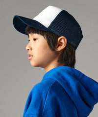 Beechfield Junior Snapback Trucker - Black/Black