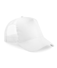Beechfield Junior Snapback Trucker - White/White