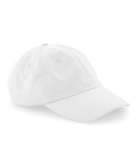 Beechfield Organic Cotton 6-panel Dad Cap - White