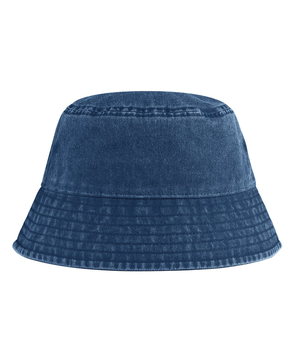 Beechfield Junior Vintage Bucket Hat - Vintage Denim