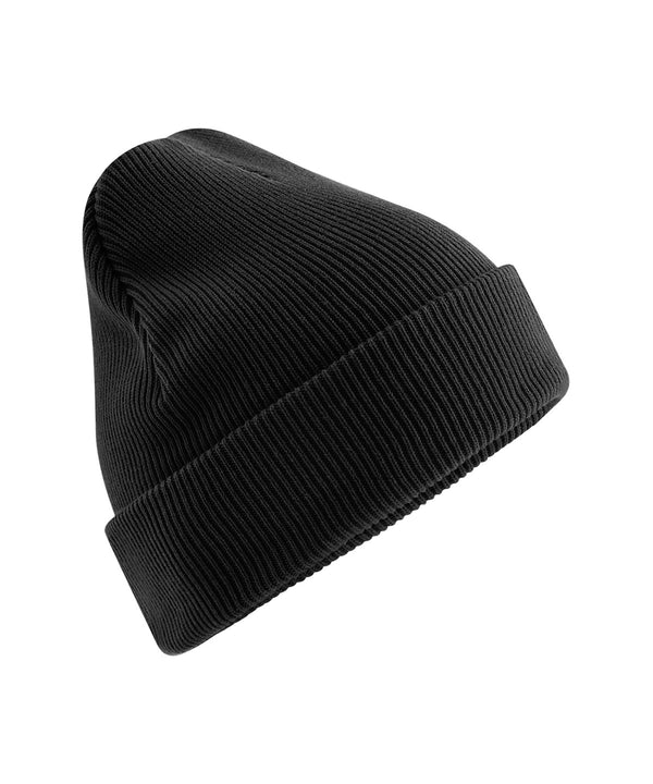 Beechfield Organic Cotton Original Cuffed Beanie - Black