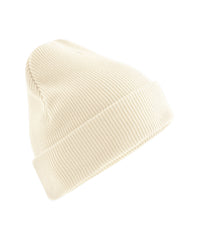 Beechfield Organic Cotton Original Cuffed Beanie - Off White