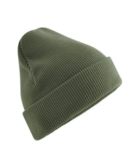 Beechfield Organic Cotton Original Cuffed Beanie - Olive Green