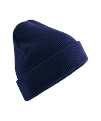 Beechfield Organic Cotton Original Cuffed Beanie - Oxford Navy