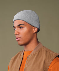 Beechfield Organic Cotton Fisherman Beanie - Almond