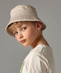 Beechfield Junior Organic Cotton Bucket Hat - Navy