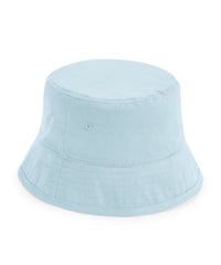Beechfield Junior Organic Cotton Bucket Hat - Powder Blue