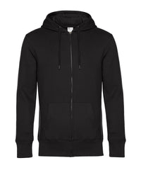 B&C Collection B&c KING Zipped Hood - Black Pure*