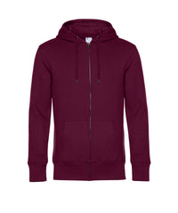 B&C Collection B&c KING Zipped Hood - Dark Cherry