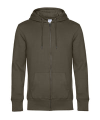 B&C Collection B&c KING Zipped Hood - Khaki