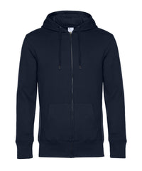 B&C Collection B&c KING Zipped Hood - Navy Blue*