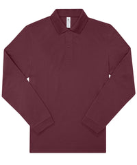 B&C Collection B&c My Polo 180 Lsl - Burgundy