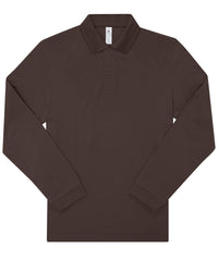 B&C Collection B&c My Polo 180 Lsl - Roasted Coffee