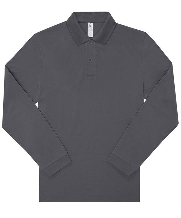 B&C Collection B&c My Polo 210 Lsl - Dark Grey