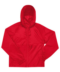 B&C Collection B&c Reset Lined Windbreaker - Red