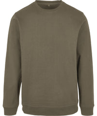 Build Your Brand Basic Crew Neck - Olive