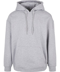 Build Your Brand Basic Oversize Hoodie - Heather Grey