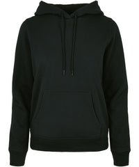 Build Your Brand Women's Basic Hoodie - Black