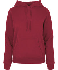 Build Your Brand Women's Basic Hoodie - Burgundy