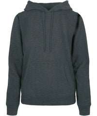 Build Your Brand Women's Basic Hoodie - Charcoal