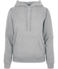 Build Your Brand Women's Basic Hoodie - Heather Grey