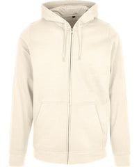 Build Your Brand Basic Zip Hoodie - Sand