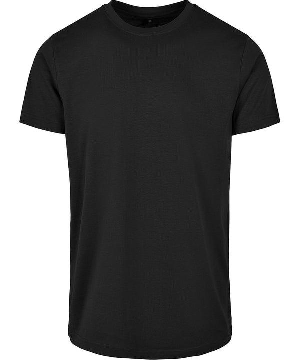 Build Your Brand Basic Round Neck Tee - Black