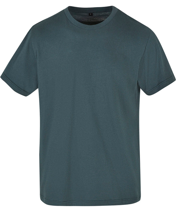 Build Your Brand Basic Round Neck Tee - Bottle Green