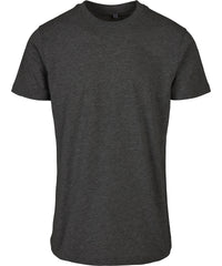 Build Your Brand Basic Round Neck Tee - Charcoal
