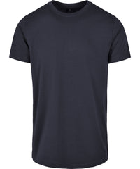 Build Your Brand Basic Round Neck Tee - Navy