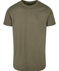 Build Your Brand Basic Round Neck Tee - Olive