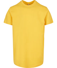 Build Your Brand Basic Round Neck Tee - Taxi Yellow