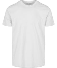 Build Your Brand Basic Round Neck Tee - White