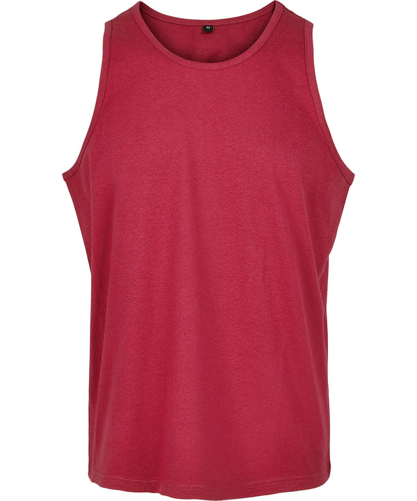 Build Your Brand Basic Tank - Burgundy