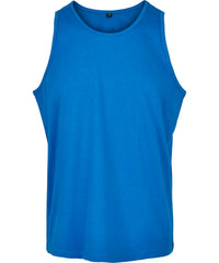 Build Your Brand Basic Tank - Cobalt Blue
