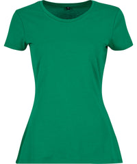 Build Your Brand Women's Basic Tee - C. Green