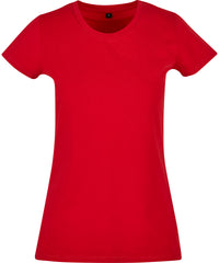 Build Your Brand Women's Basic Tee - City Red