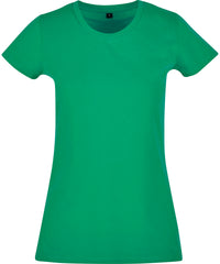 Build Your Brand Women's Basic Tee - Grass Green