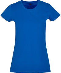Build Your Brand Women's Basic Tee - Intense Blue