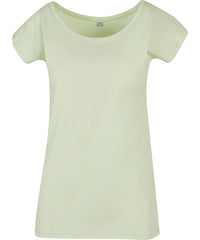 Build Your Brand Women's Basic Tee - Light Mint